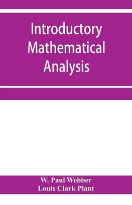 Introductory mathematical analysis