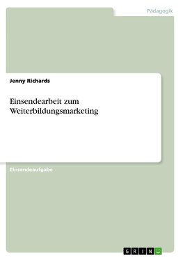 Einsendearbeit zum Weiterbildungsmarketing