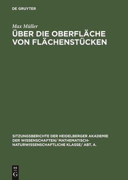 Über die Oberfläche von Flächenstücken