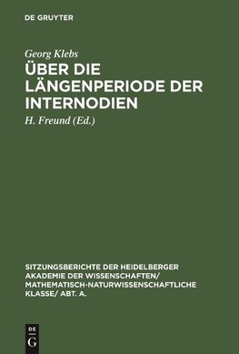 Über die Längenperiode der Internodien