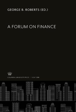 A Forum on Finance