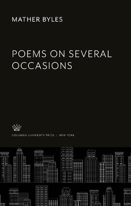 Poems on Several Occasions