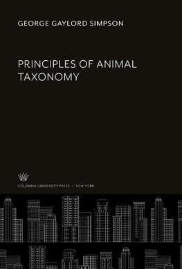 Principles of Animal Taxonomy