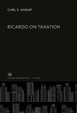 Ricardo on Taxation