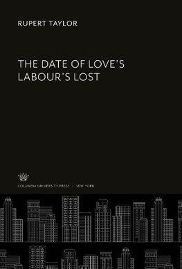 The Date of Love'S Labour'S Lost