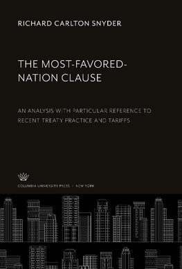 The Most-Favored-Nation Clause