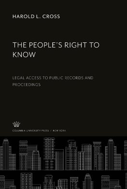 The People'S Right to Know