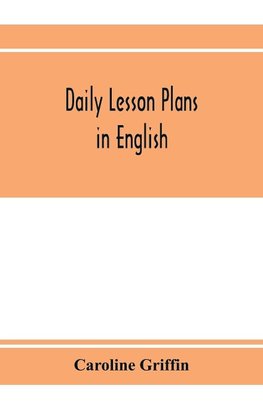 Daily lesson plans in English