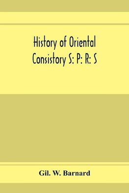 History of Oriental consistory S