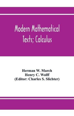 Modern Mathematical Texts; Calculus