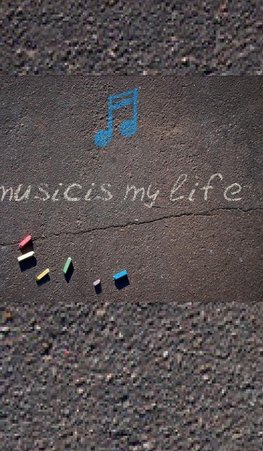 music is my life Creative Blank Journal