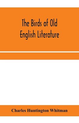 The birds of Old English literature