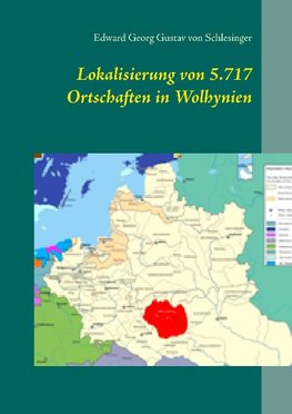 Lokalisierung von 5.717 Ortschaften in Wolhynien