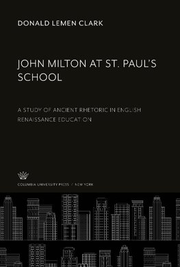 John Milton at St. Paul'S School