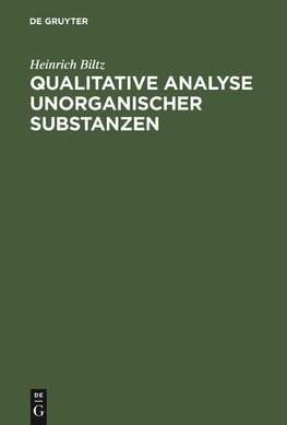 Qualitative Analyse unorganischer Substanzen