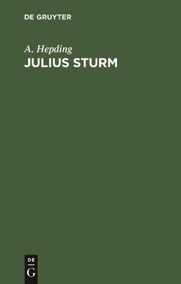 Julius Sturm