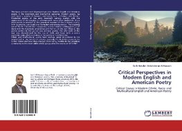 Critical Perspectives in Modern English and American Poetry