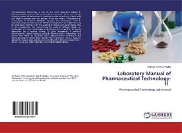 Laboratory Manual of Pharmaceutical Technology-II