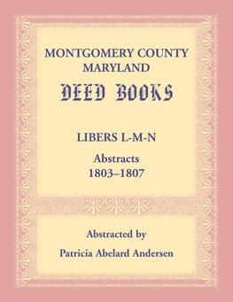 Montgomery County, Maryland Deed Books