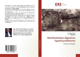 Manifestations digestives hypothyroïdiennes