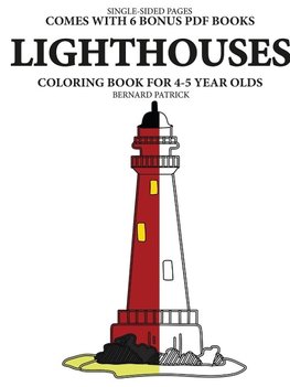 Simple Coloring Books for 4-5 Year Olds (Lighthouses)