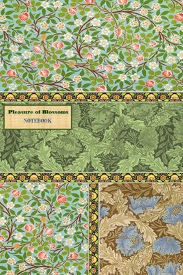 Pleasure of Blossoms NOTEBOOK [ruled Notebook/Journal/Diary to write in, 60 sheets, Medium Size (A5) 6x9 inches]