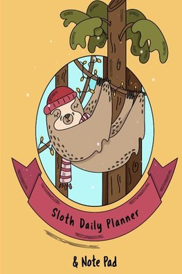 Sloth Daily Planner & Note Pad