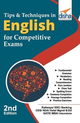 Tips & Techniques in English for Competitive Exams 2nd Edition