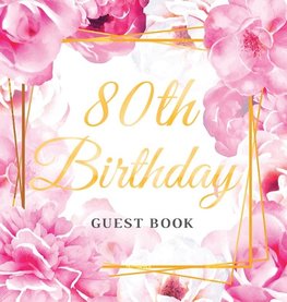 80th Birthday Guest Book