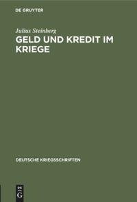 Geld und Kredit im Kriege