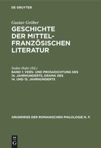 Vers- und Prosadichtung des 14. Jahrhunderts, Drama des 14. und 15. Jahrhunderts