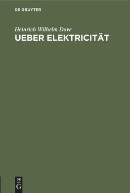 Ueber Elektricität