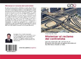 Minimizar el reclamo del contratista