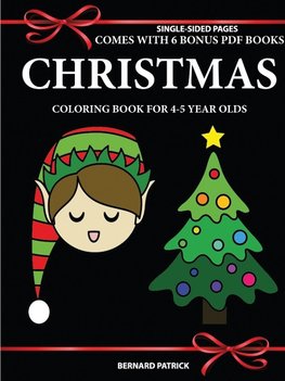 Simple Coloring Book for 4-5 Year Olds (Christmas)