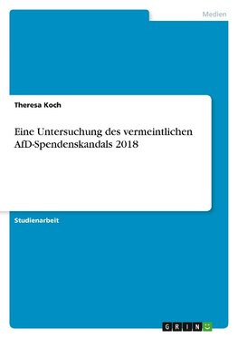 Eine Untersuchung des vermeintlichen AfD-Spendenskandals 2018