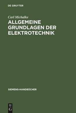 Allgemeine Grundlagen der Elektrotechnik