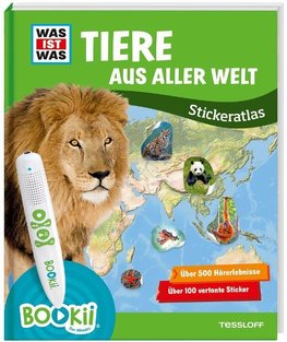 BOOKii® WAS IST WAS Stickeratlas Tiere aus aller Welt