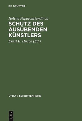 Schutz des Ausübenden Künstlers