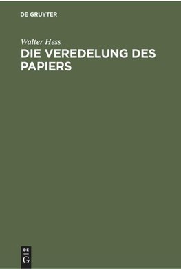 Die Veredelung des Papiers