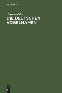 Die deutschen Vogelnamen