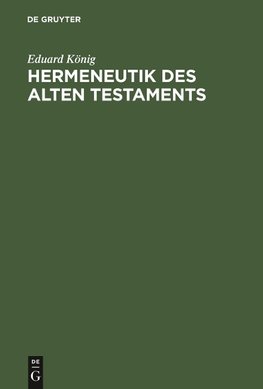 Hermeneutik des Alten Testaments