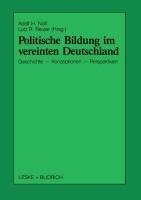 Politische Bildung im vereinten Deutschland