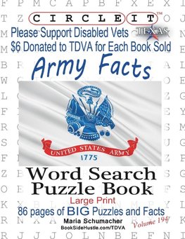 Circle It, Army Facts, Word Search, Puzzle Book