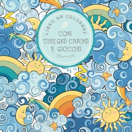 Libro da colorare con disegni carini e giocosi