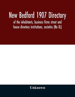 New Bedford 1907 directory