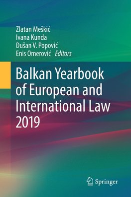 Balkan Yearbook of European and International Law 2019