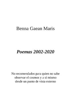 Poemas 2002-2020