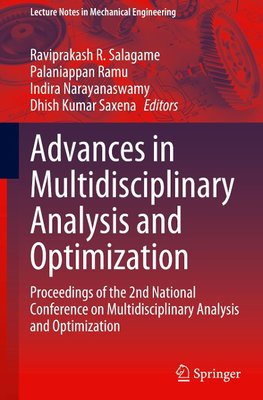 Advances in Multidisciplinary Analysis and Optimization