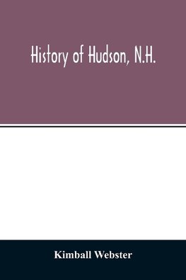 History of Hudson, N.H.