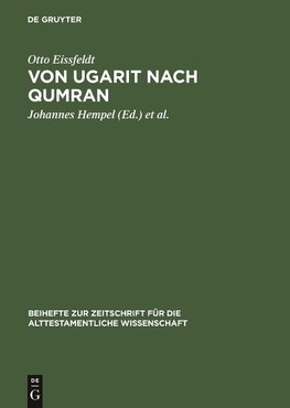 Von Ugarit nach Qumran